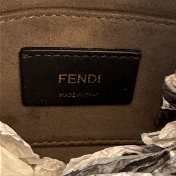 F is Fendi Black Leather Camera Crossbody Bag - Picture 5 of 6